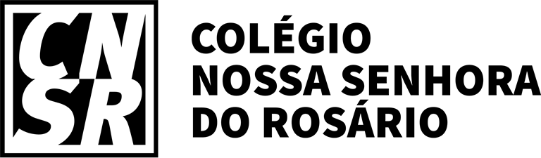 A black and white logo for colegio nossa senhora do rosario