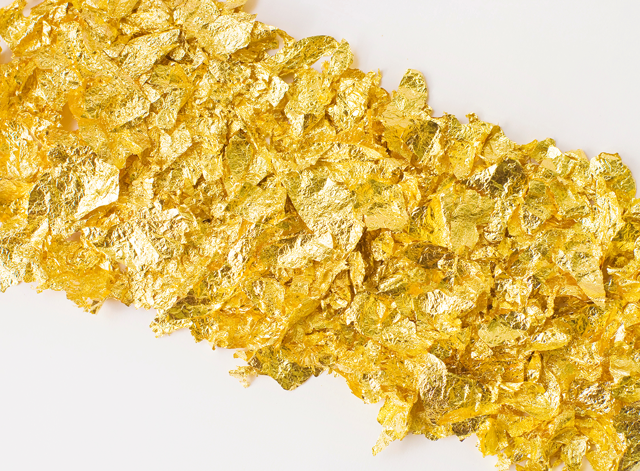 Gold flakes