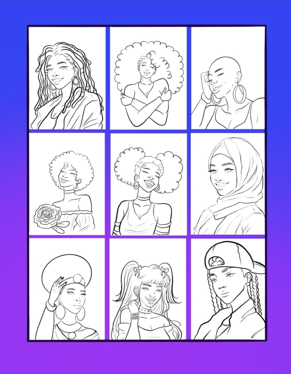 Companion Coloring Book: Positive Affirmations for Black Women