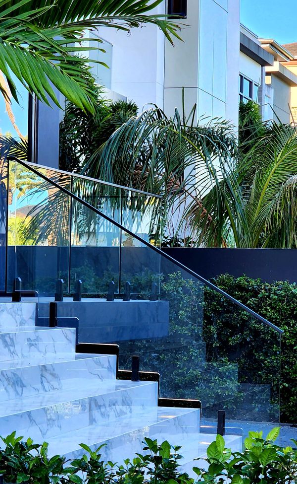 glass railing installation