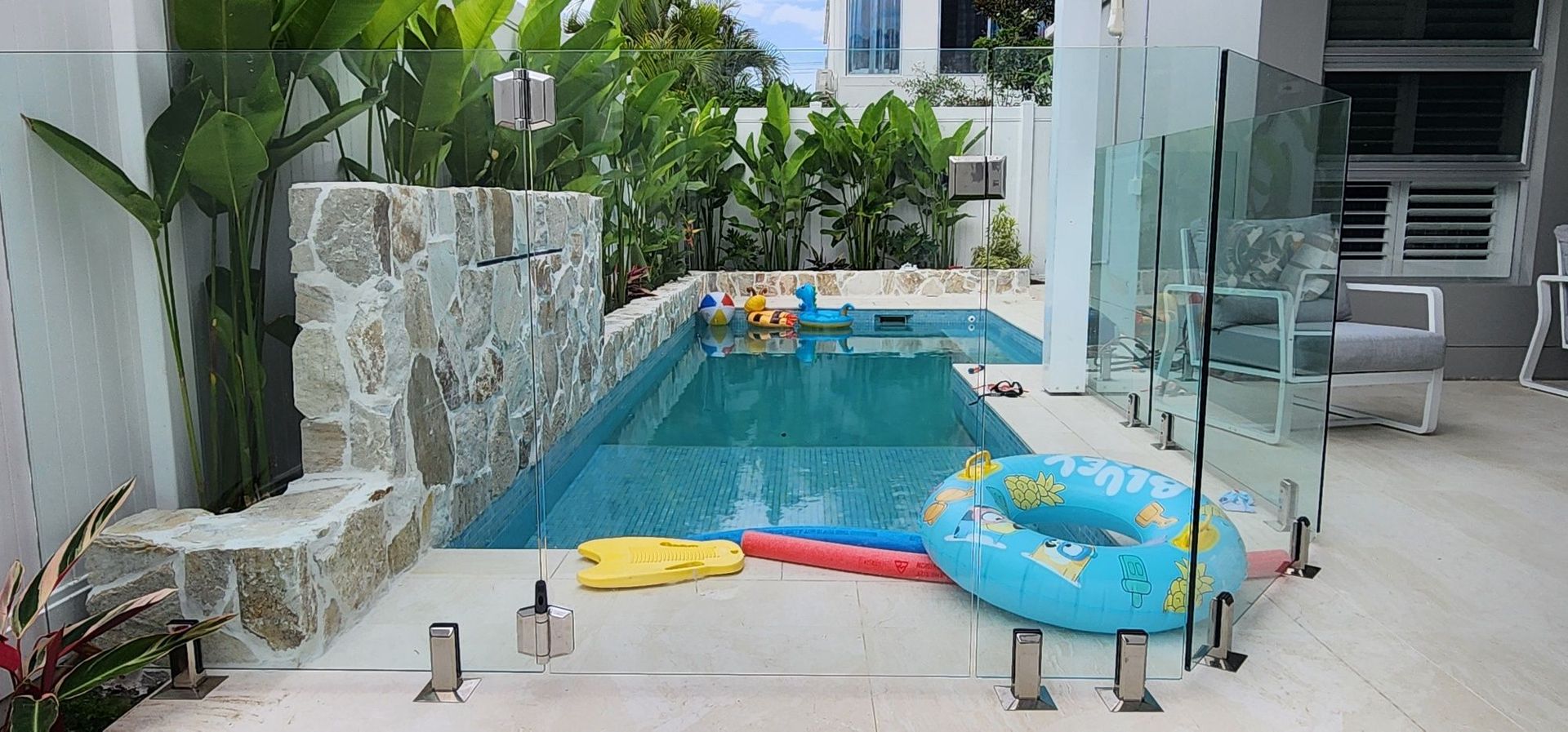 fully Frameless Glass Pool Fencing