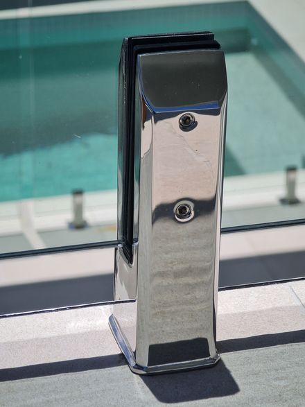 outdoor glass balustrades Gold Coast