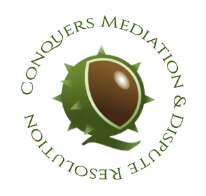 A cartoon illustration of a chestnut cut in half