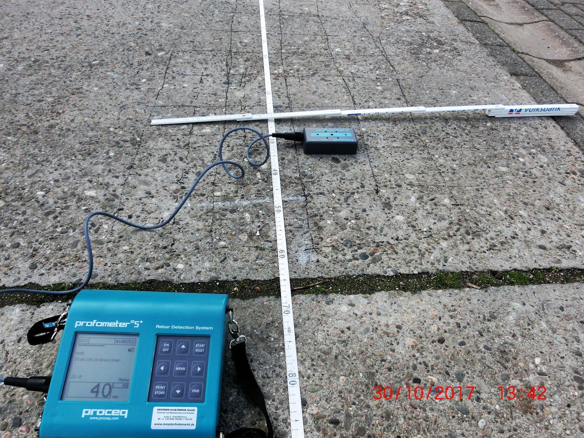 Ein Gerät mit der Nummer 40