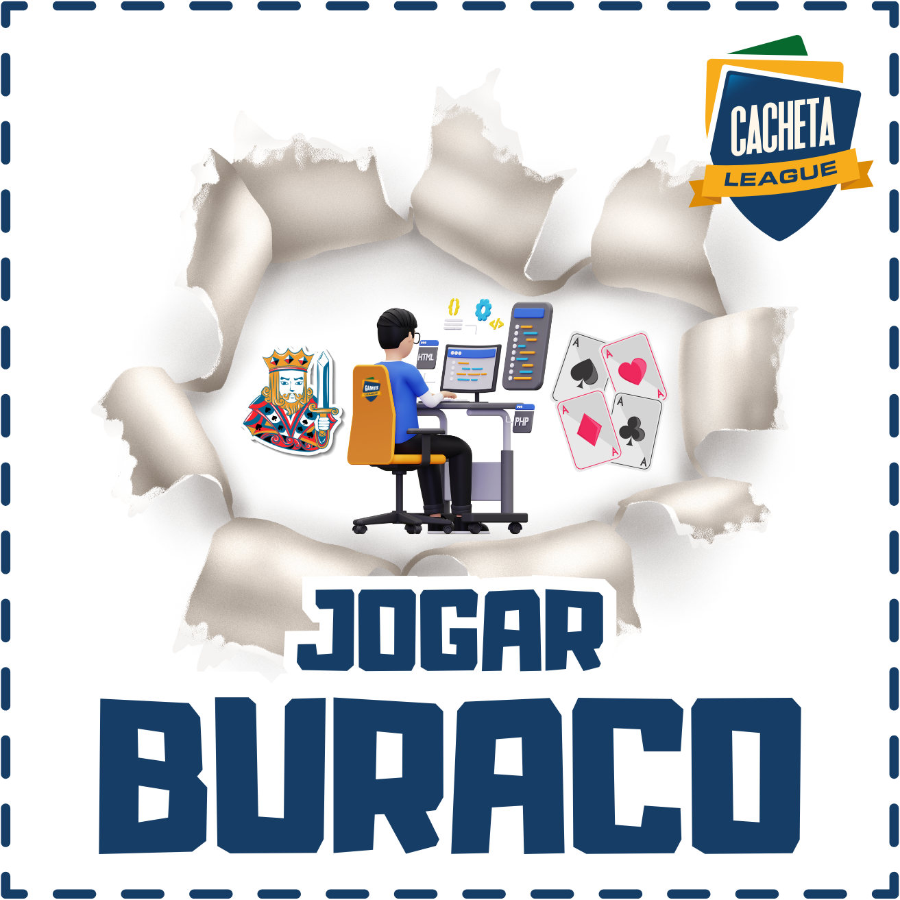 Jogar Buraco Agora - Cacheta League