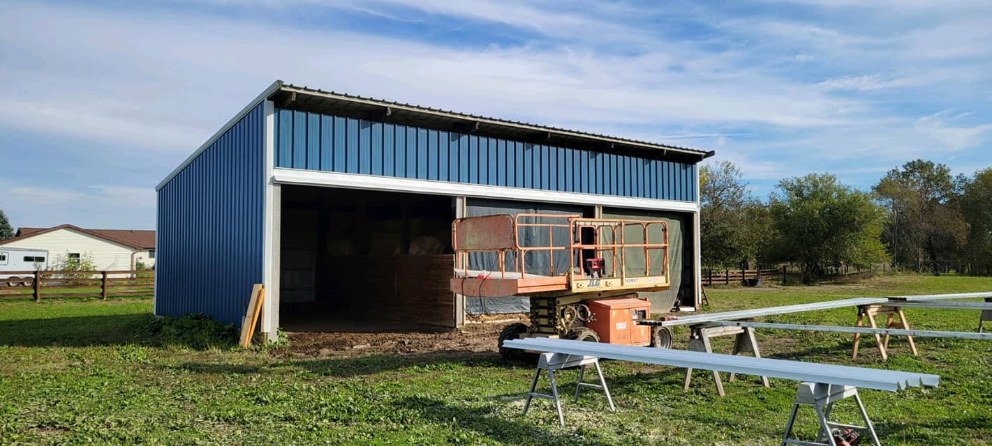 Pole Barn Garage - Pekin, IL - CMT Excavating Services