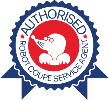 a seal that says authorised robot coupe service agent