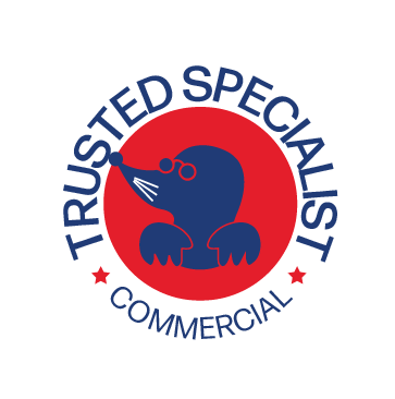 A logo for a trusted specialist commercial company