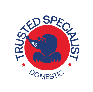 A logo for a trusted specialist domestic company