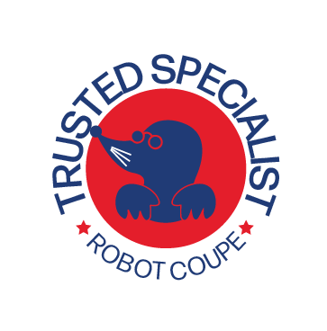 a logo for a trusted specialist robot coupe