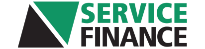 Logo for Service Finance, featuring the text