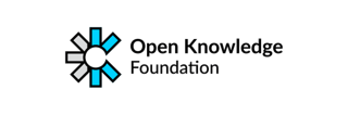 Open Knowledge Foundation logo, a global non-profit content and data sharing  network