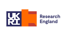 The UK Research England logo