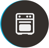 electric oven repairs icon