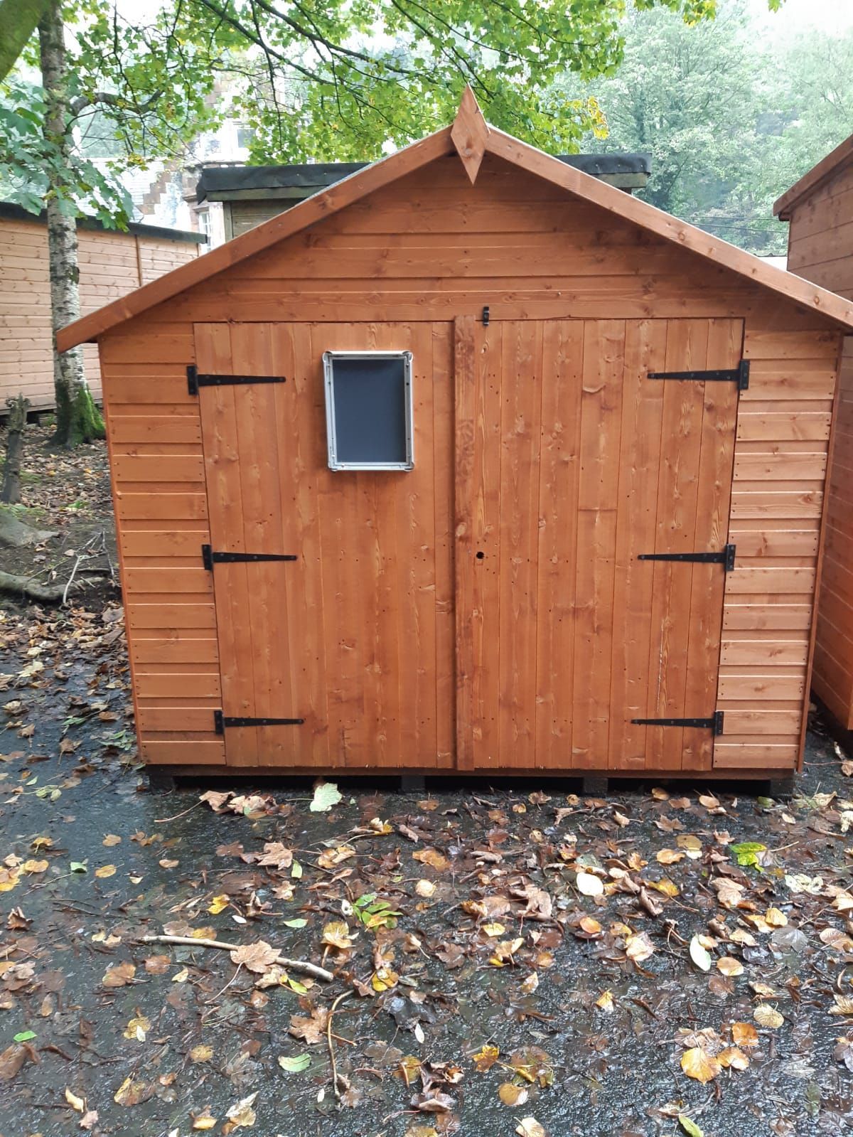 Apex compact shed