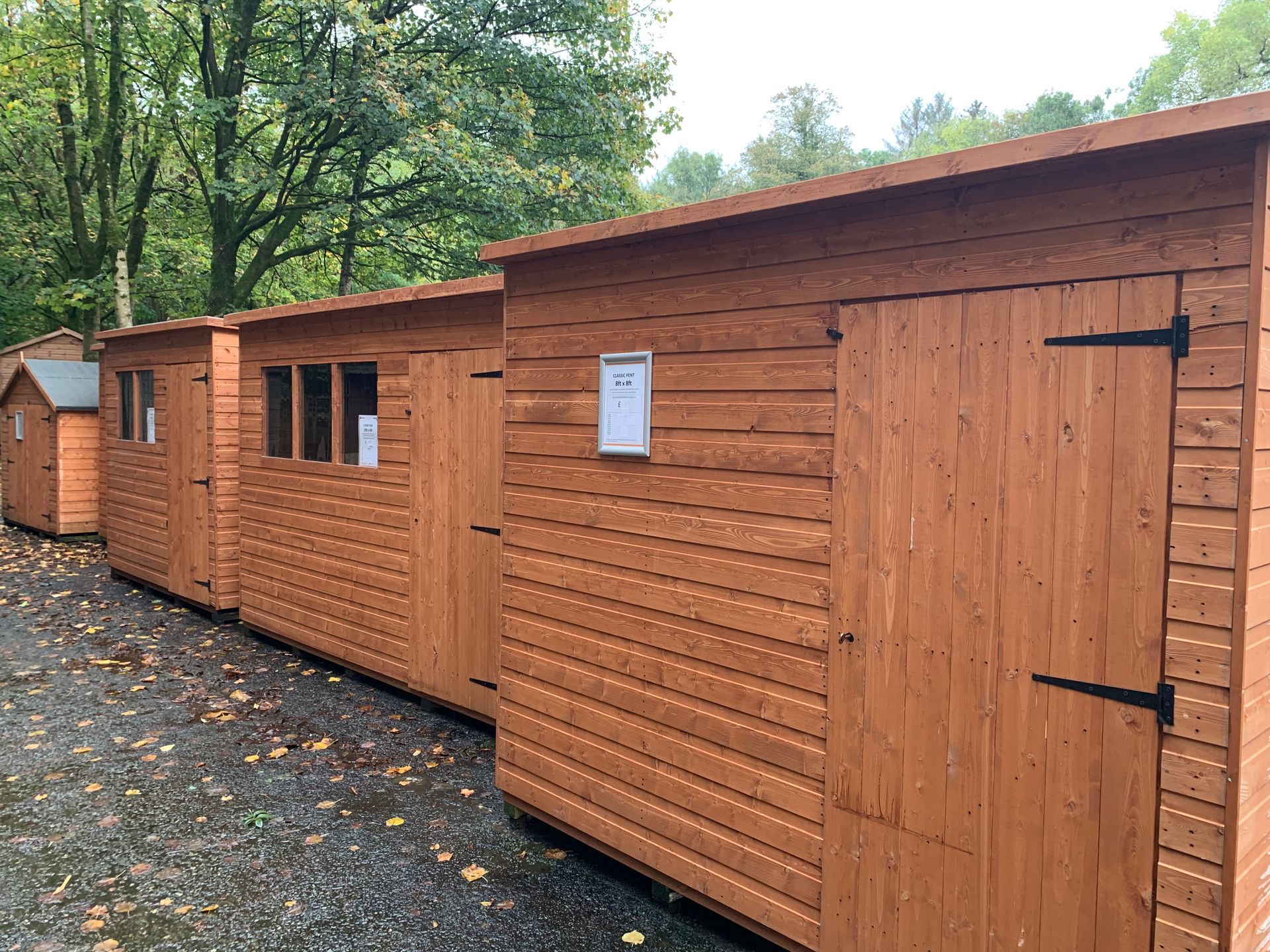 Clydeside classic range pent sheds
