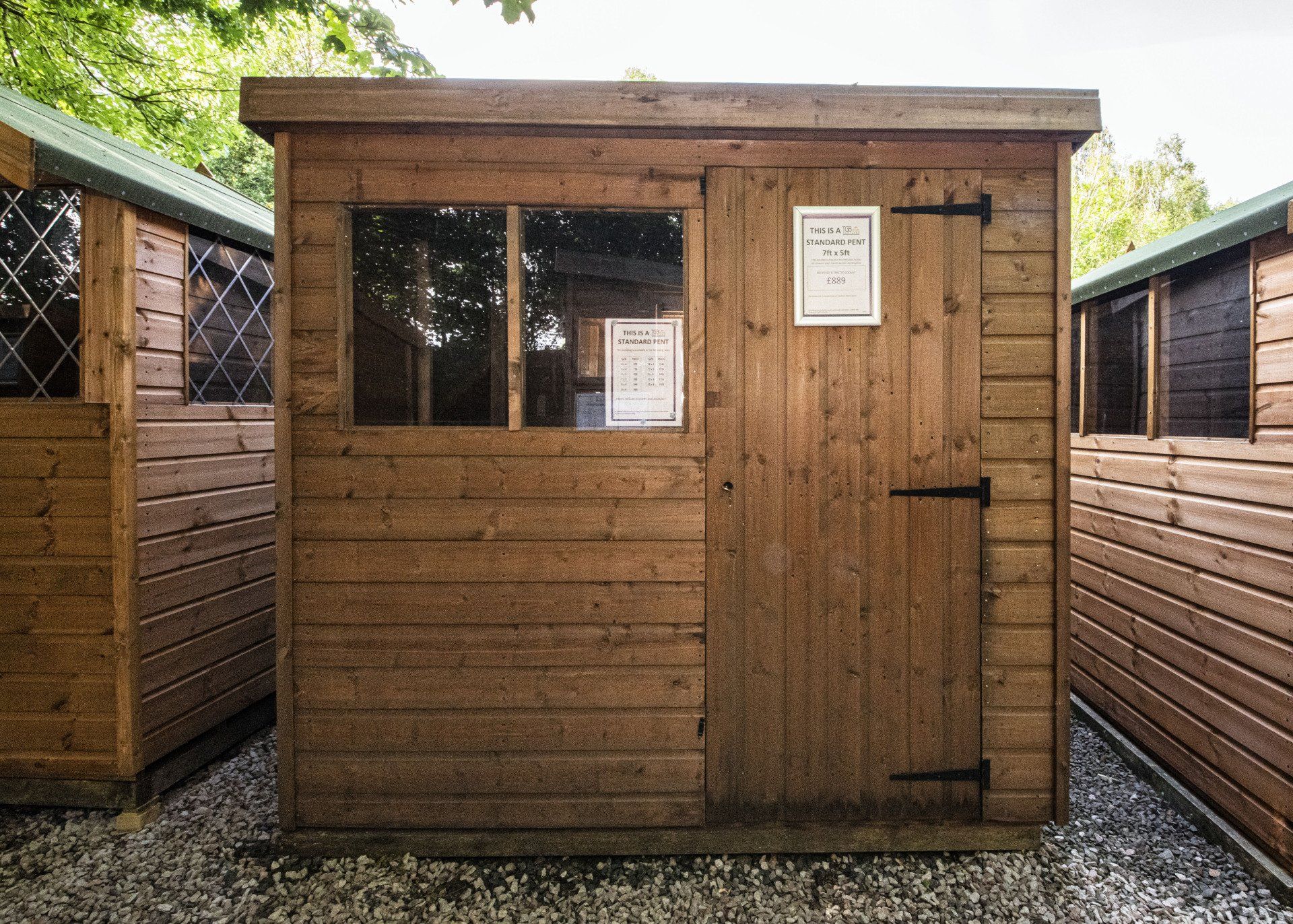The standard (pent) shed image