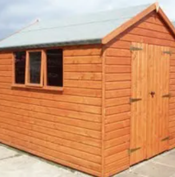 Heavy duty apex sheds