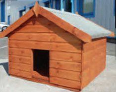 Traditional dog kennel