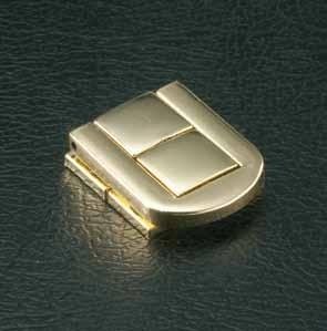 Gold fastener with small holes