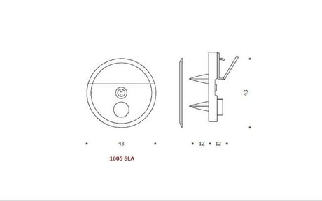 disegno serratura tonda