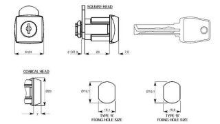 serratura cilindretto serratura cilindretto