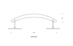 disegno maniglia ottonata