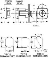 cilindretto speciale con leva cilindretto speciale con leva