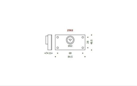 disegno serratura rifiuti manuale