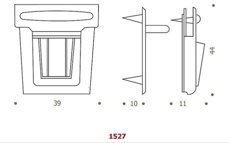 disegno serratura clips