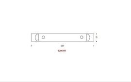 disegno listelli con fori per fissaggio