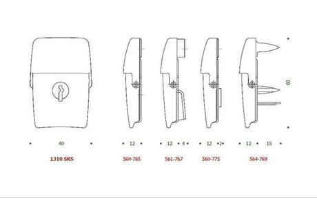 disegno serratura OS+SKS