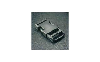 serratura clip nera plastica