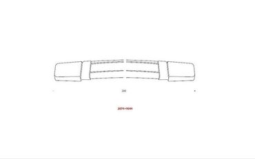 disegno maniglia con Fori per fissaggio