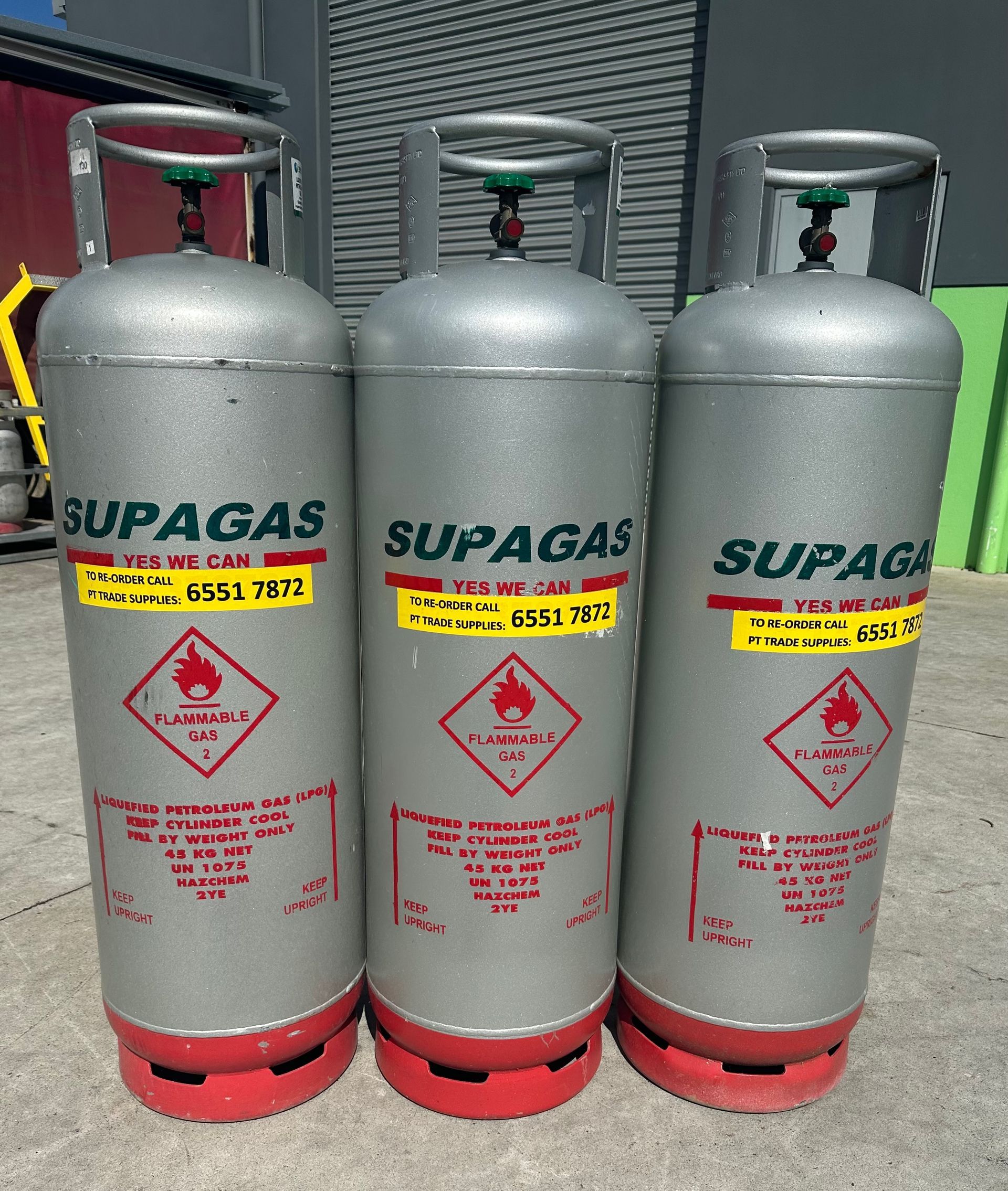 Large Gas Bottles — Trade Supply Services in Taree, NSW