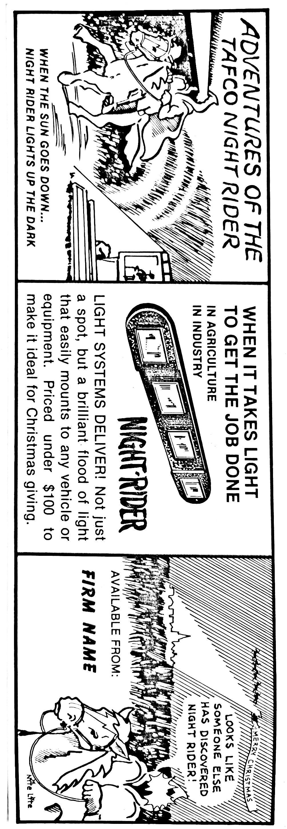 A black and white advertisement for adventures of the pacific coast rider