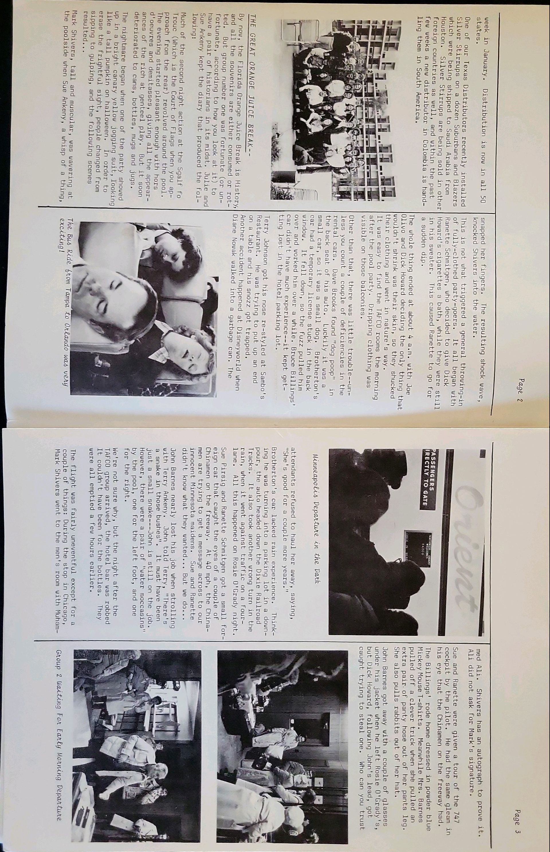 A book is open to a page with pictures on it