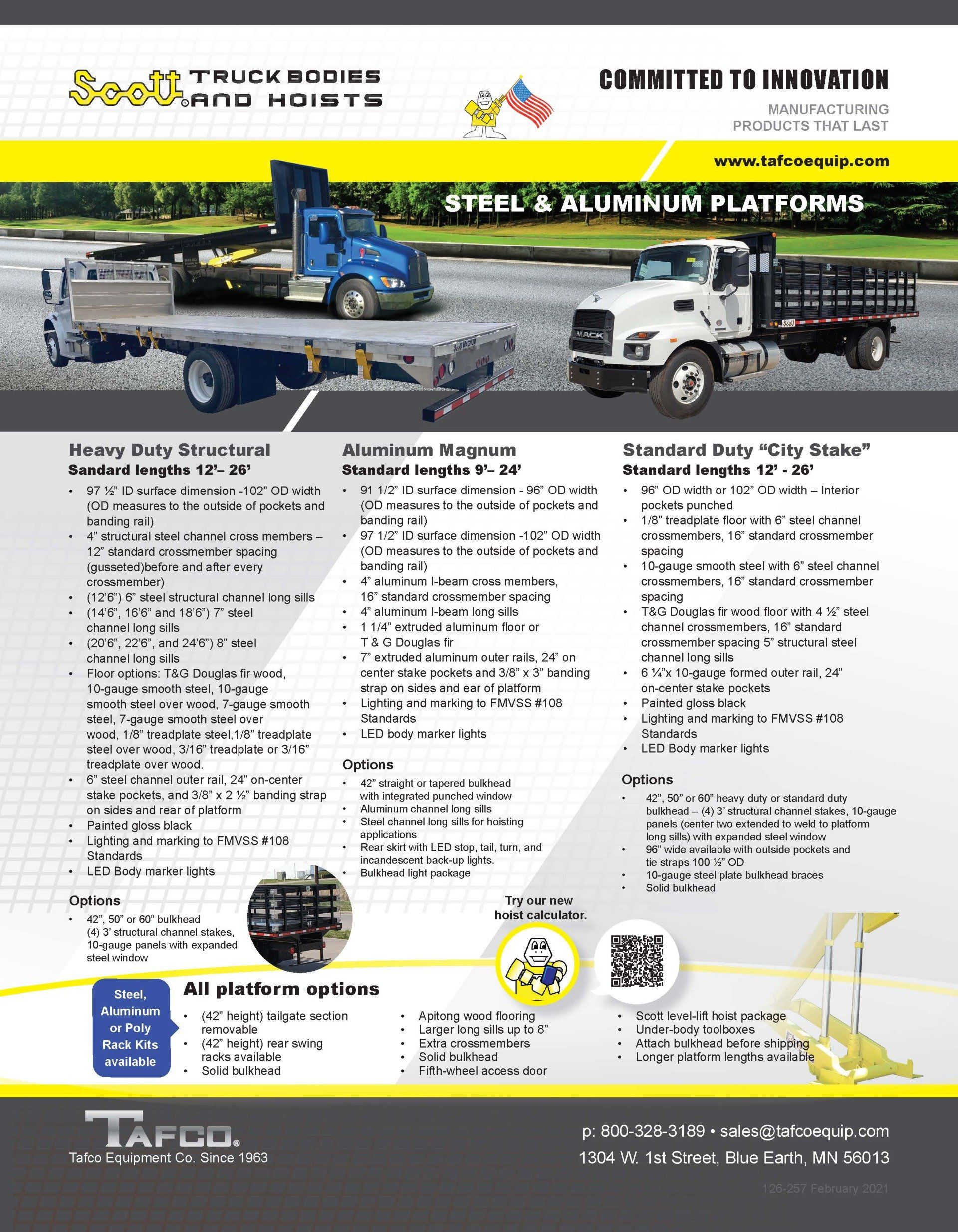 Steel & Aluminum Platforms