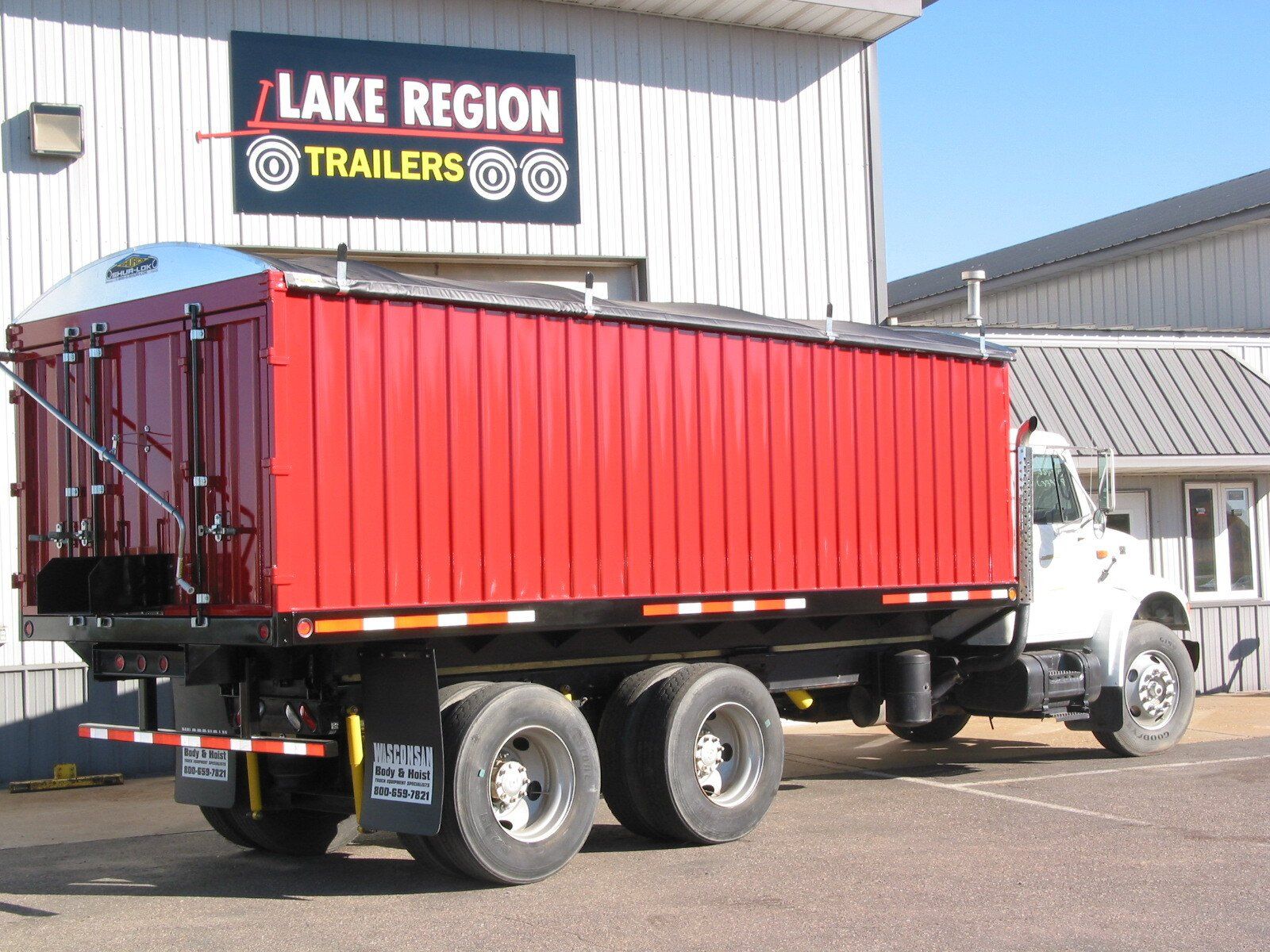 Lake Region Trailers - Wisconsin Body & Hoist Scott Steel Grain Body  - S70