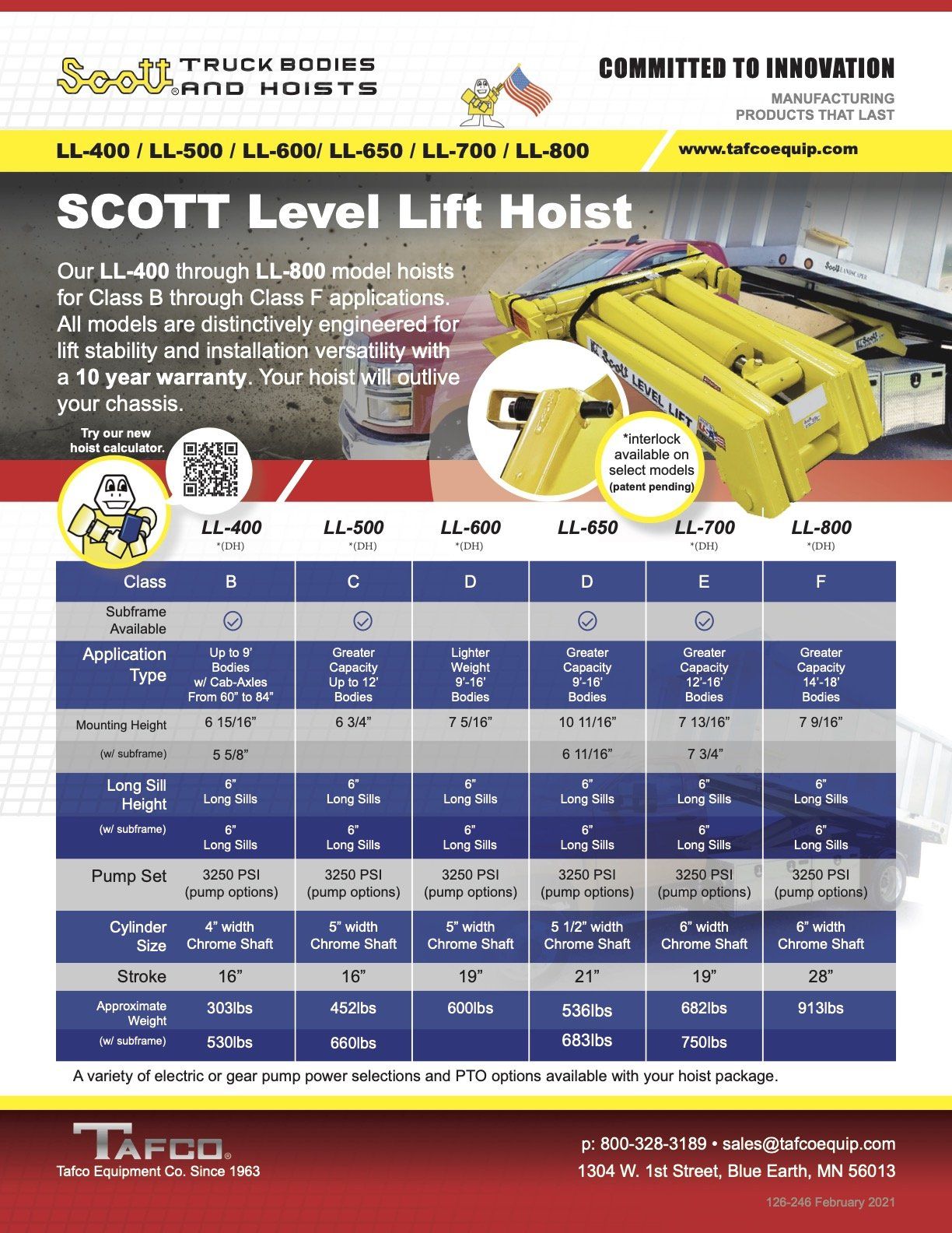 Hoist Manuals Tafco Equipment Co.