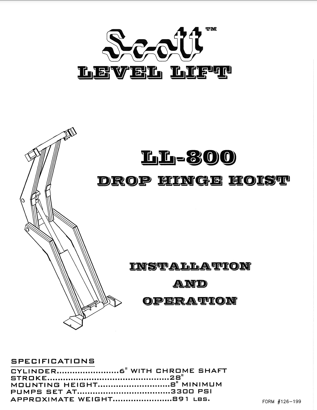 Scott Level Lift Hoist LL-800