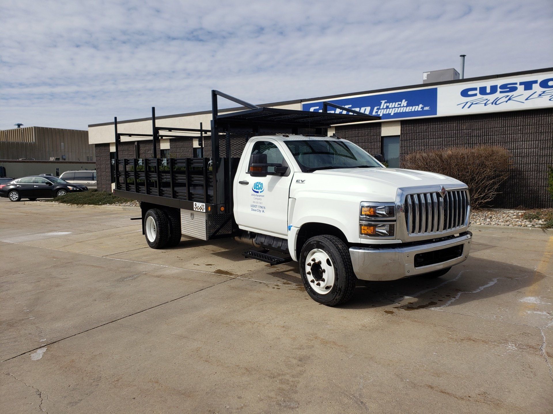 Custom Truck Equipment - Scott Steel Platform with Stakes - S4