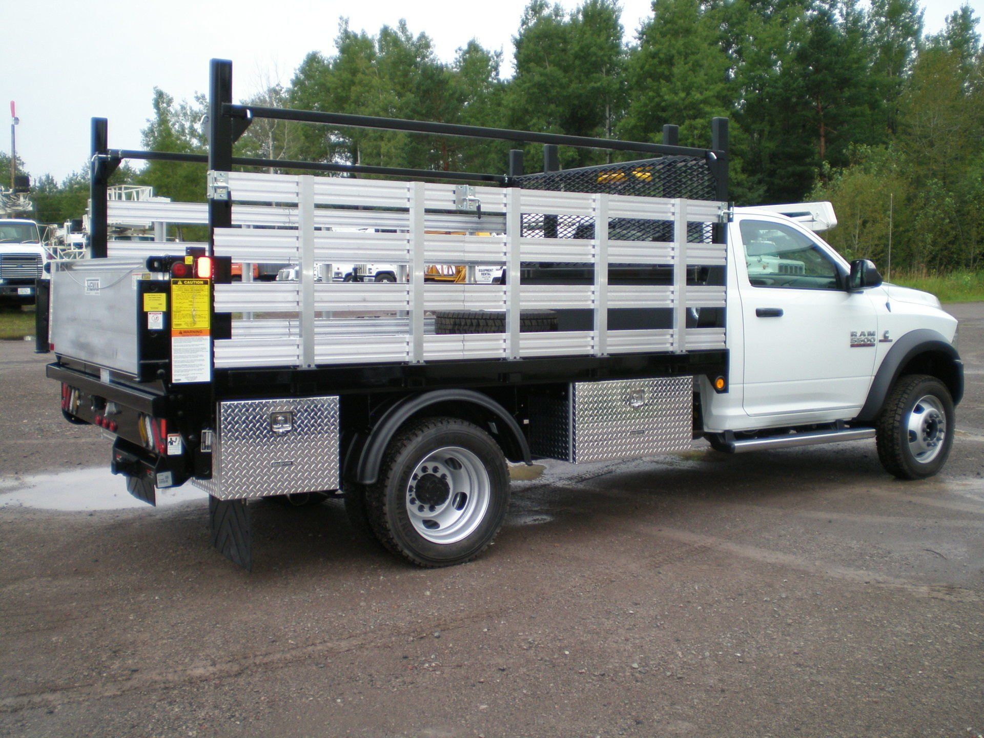 Equipment Rental - Scott Structural Steel Platform with Aluminum Racks Custom - S13