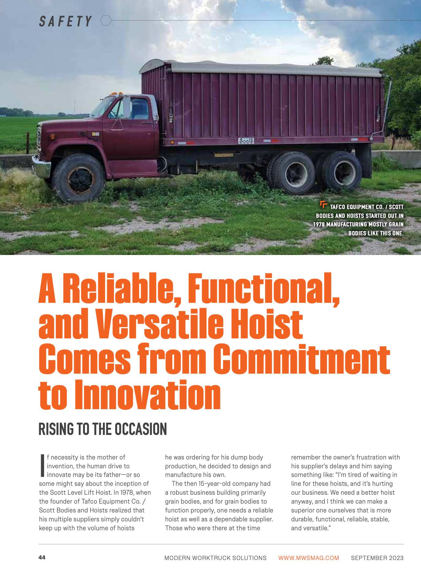 Modern Work Truck Solutions