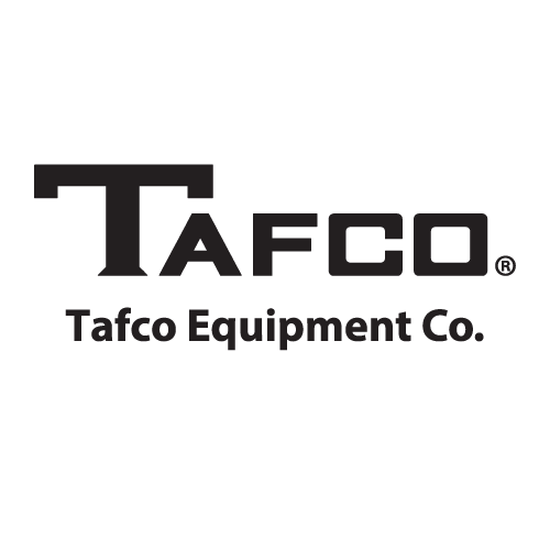 a black and white logo for tafco on a white background