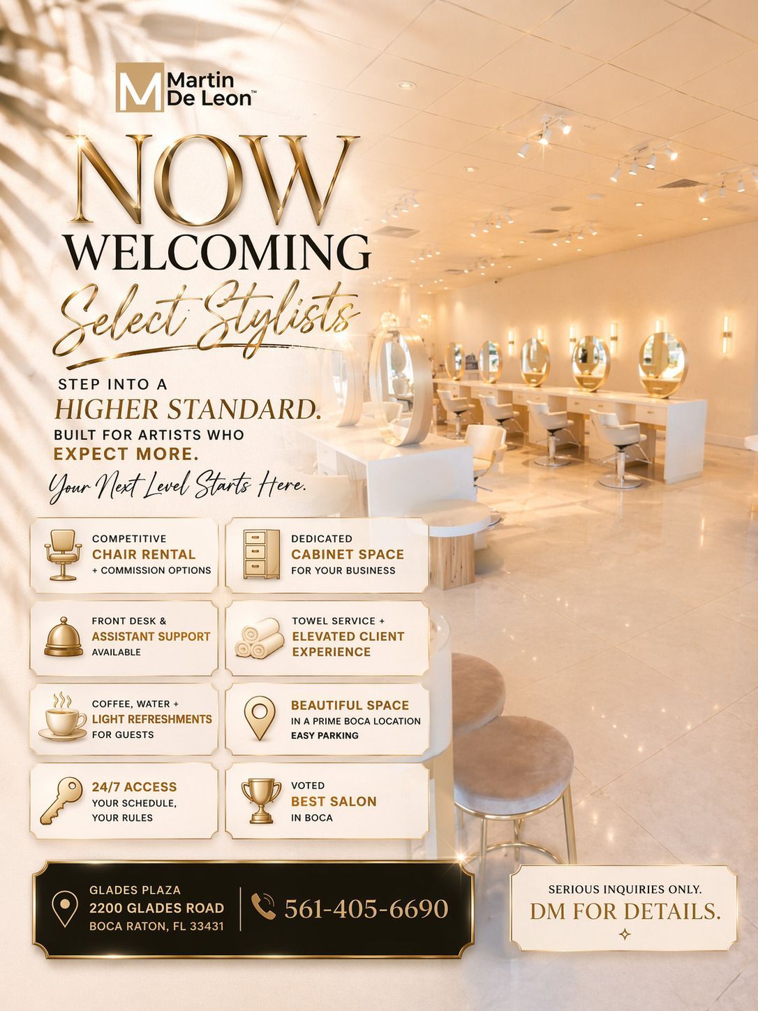 Hairdresser combing wet hair in a salon, preparing for a haircut.