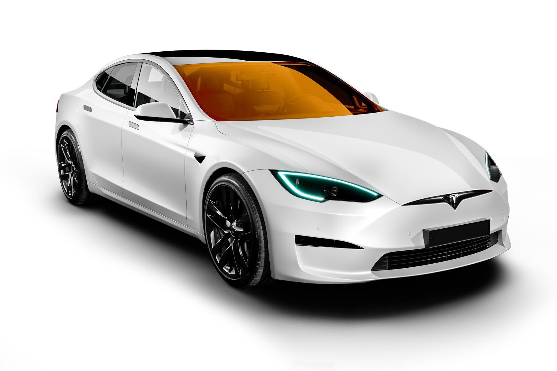 tesla s full car