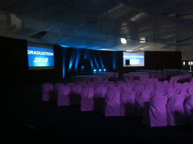 A graduation ceremony.