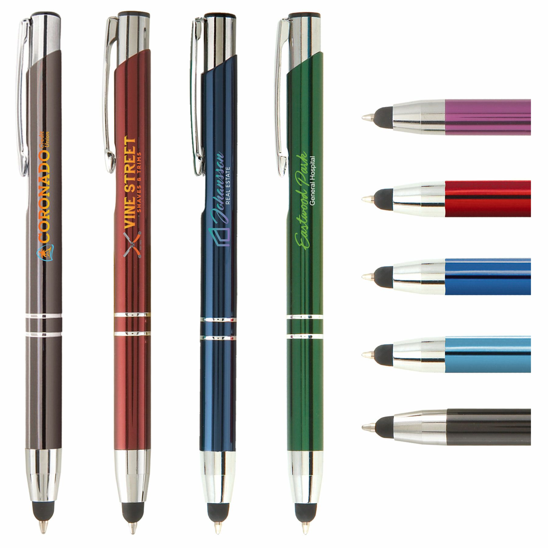 TRES-CHIC TOUCH STYLUS - COLORJET - FULL-COLOR METAL PEN
