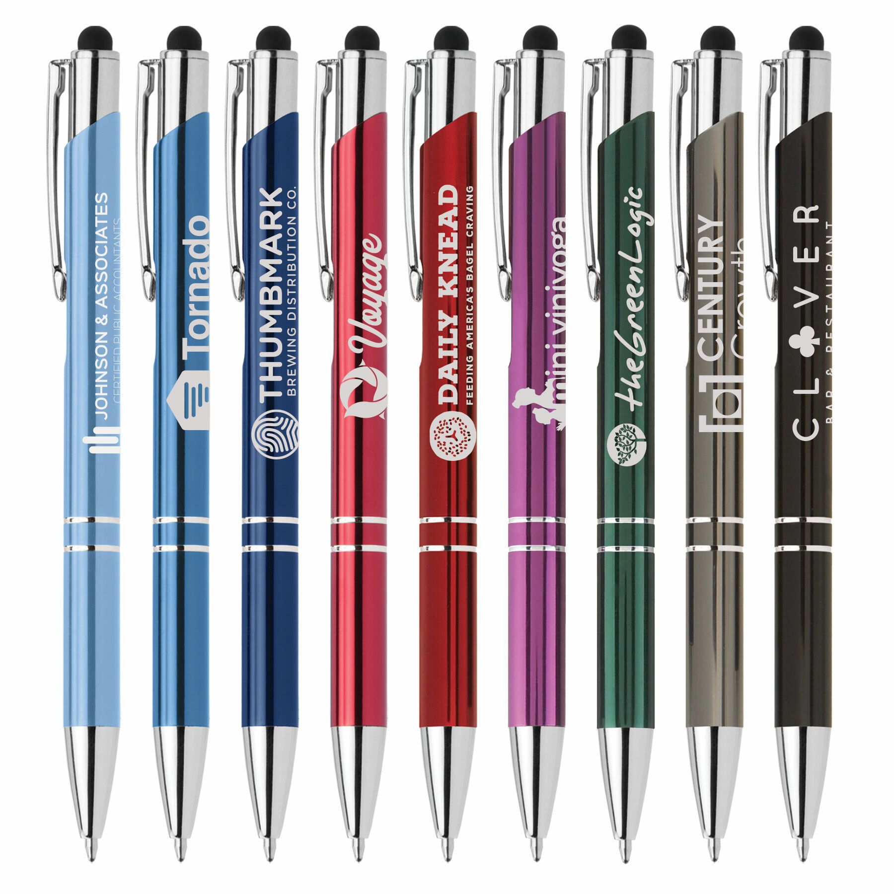 TRES-CHIC W/ STYLUS - LASERMAX - METAL PEN